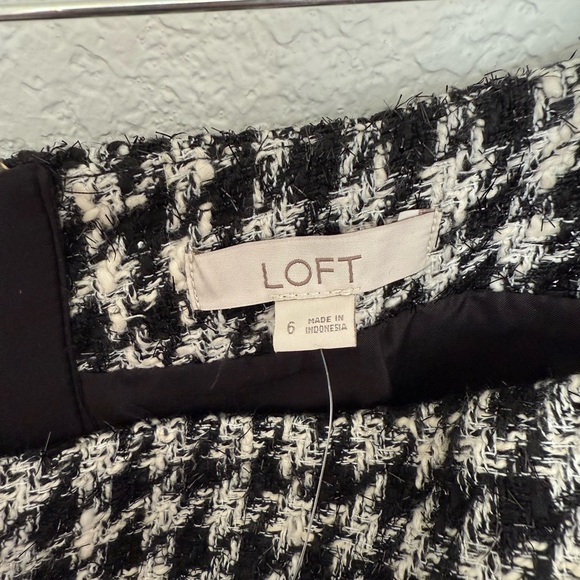 Shimmer Houndstooth Shift Skirt - Picture 7 of 8